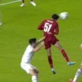 Ki Jana Hoever heads his debut goal v MK Dons
