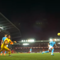 Sadio Mane heads in v Man City