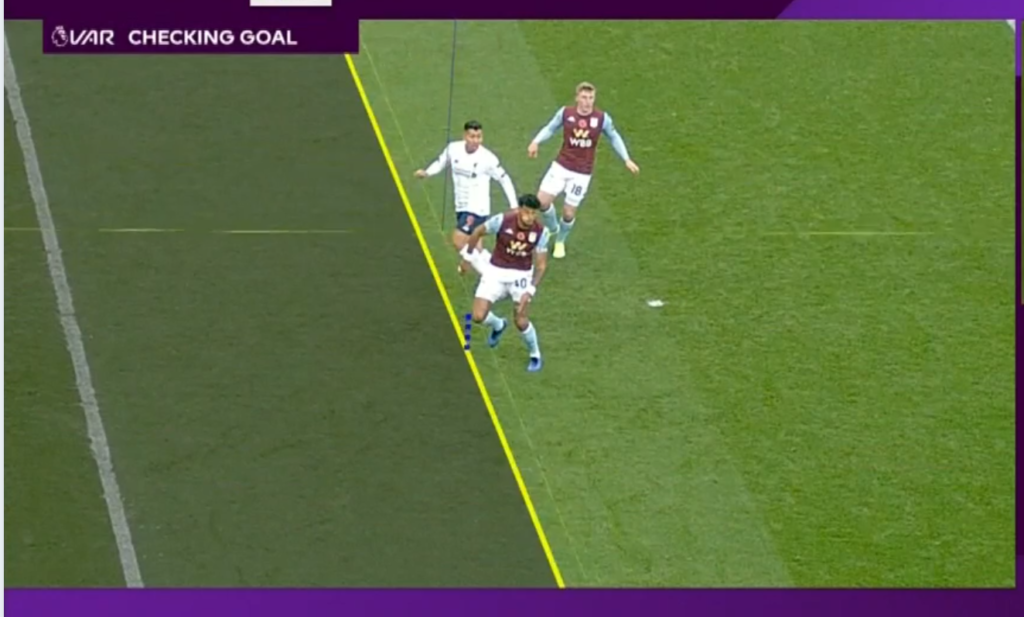 Firmino was ruled offside by Martin Atkinson after watching on VAR
