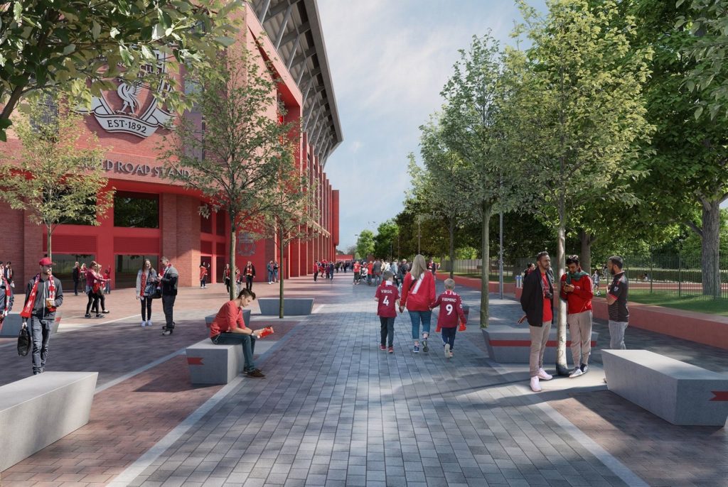 Outside the New Anfield Road