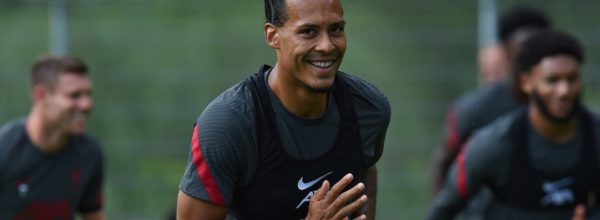 Virgil van Dijk pre-season training in Austria