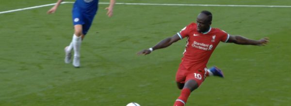 Sadio Mane scores v Chelsea