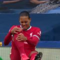 Van Dijk injured by Jordan Pickford