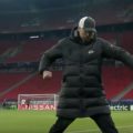 Klopp celebrates the opening goal against RB Leipzig
