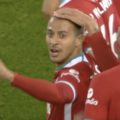 Thiago scores first LFC goal