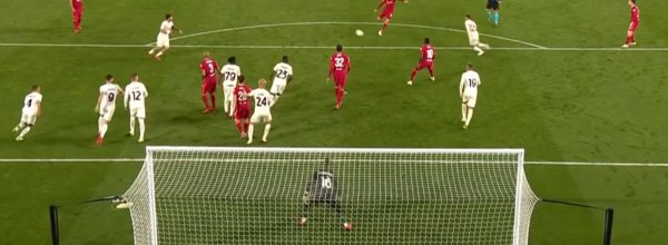 Jordan Henderson scores the winner against AC Milan
