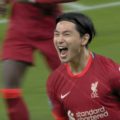 Takumi Minamino scores two goals against Norwich City for Liverpool