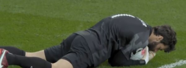 Alisson Becker mocks Jordan Pickford and Everton's time-wasting