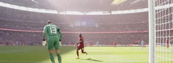 Sadio Mane makes it 2-0 at Wembley v Man City