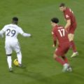 Gnonto beats Jones AND Milner to get the cross in for the Leeds winner