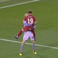 Caiomhin Kelleher and Harvey Elliott celebrate League Cup penalty win over Derby County