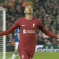 Cody Gakpo scores his first LFC goal - against Everton!