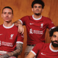 LFC Home Kit 2023-24 - Salah, Nunez and Luis Diaz