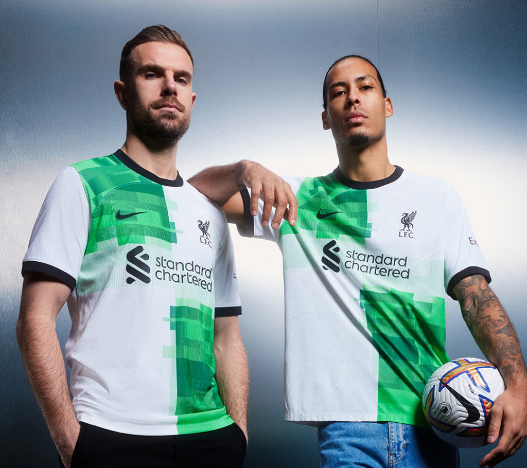 Nike Liverpool 23/24 Stadium Away Jersey - White / Green