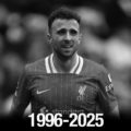 Diogo Jota is killed in a car accident, 3 July 2025