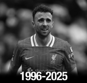 Diogo Jota is killed in a car accident, 3 July 2025